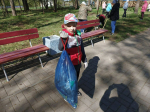 Хиславичане приняли участие во Всероссийском субботнике