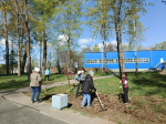 Хиславичане приняли участие во Всероссийском субботнике
