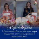 В Смоленской области запущены новые меры поддержки для предпринимателей